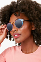 Opal 24K St Louis Mirrored Sunglasses